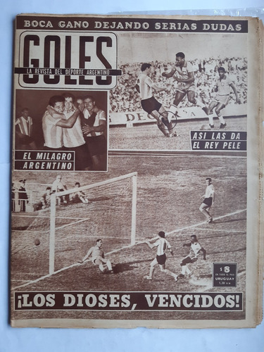 Pelé Brasil 2 Argentina 3 / Ferro / Boca / Goles 768 / 1963