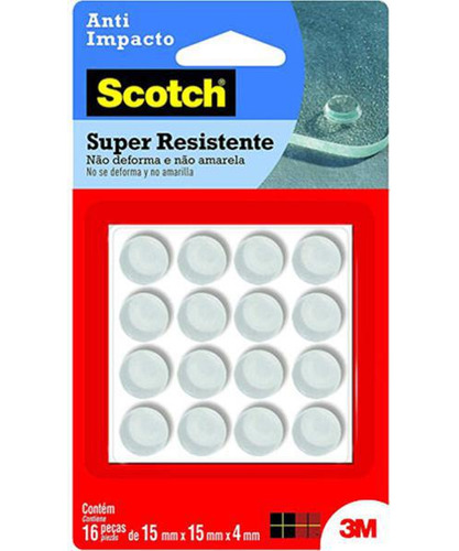 Protetor 3m Scotch Anti-impacto 12 Pcs