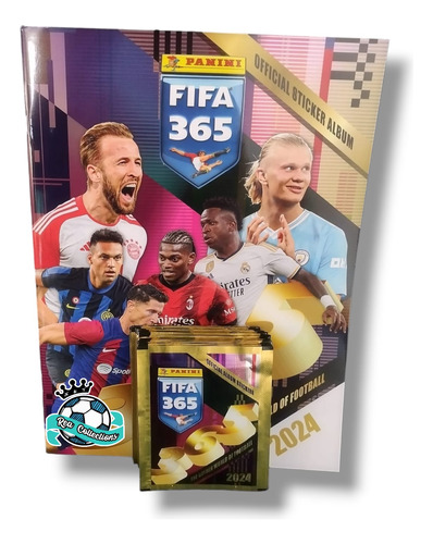 Album Fifa 365 2024 + 50 Sobres (250 Estampas) Panini