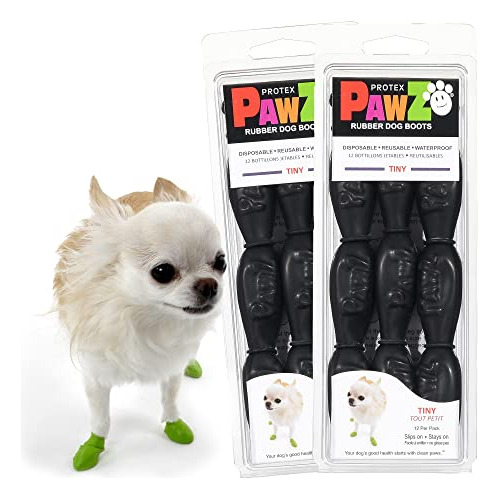 Pawz Botas De Goma Para Perros Para Patas De Hasta 1, 24 En 