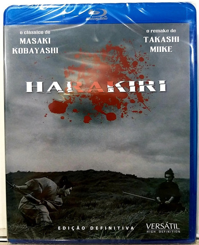 Bluray Harakiri, 2 versiones de 1962 y 2011, sellado