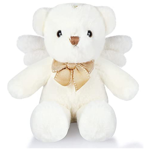 Hydren Angel Bear Plush Animal Relleno Con Alas Muñecas De O