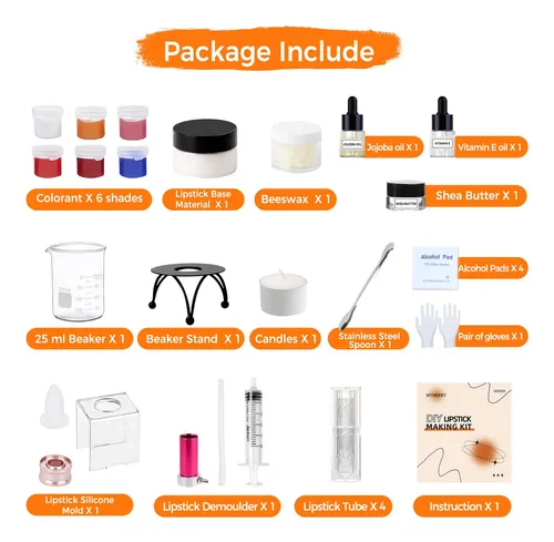 Mymerry Kit De Fabricacion De Lapiz Labial, Kit Para Hacer T