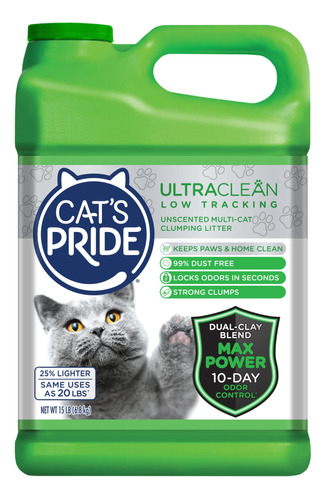 Cat's Pride Max Power Ultraclean - Arena Aglutinante Para Ga