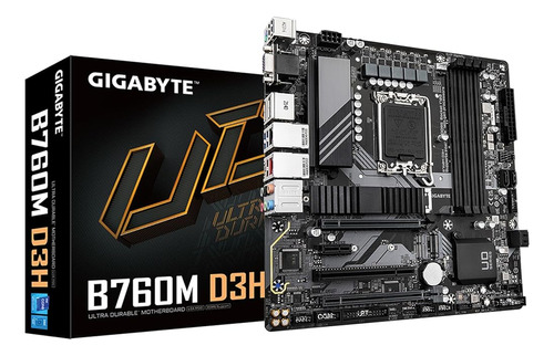 Gigabyte B760m D3h (lga 1700 / Intel / B760 / Micro Atx / Dd