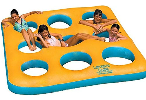 Juguete Inflable Para Piscina Swimline Labyrinth Island