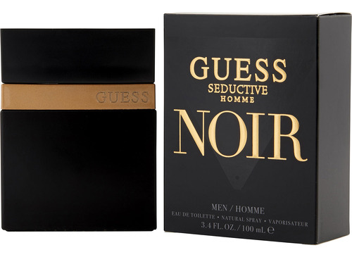 Spray Guess Seductive Homme Noir Edt, 3.4 Onzas