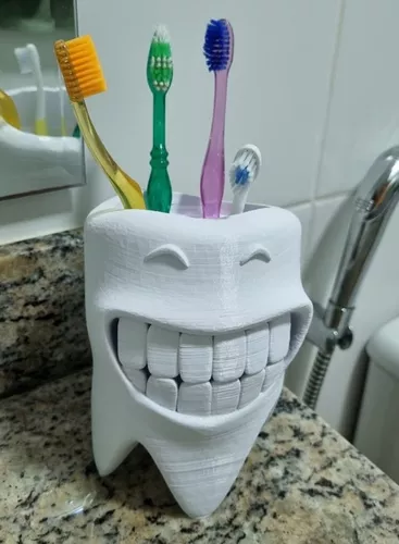 Smartefacto - Divertido porta cepillo de dientes en forma de