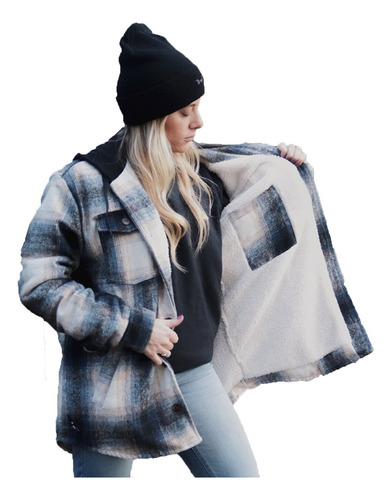 Campera Escocés Wayfarer Invierno Hombre Mujer Paño Abrigado