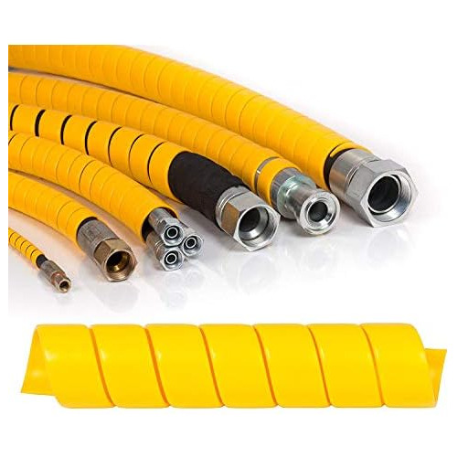 Funda De Espiral De Plástico Flexible Hdpe De 1/2 PuLG...