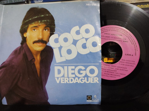 Diego Verdaguer Coco Loco Vinilo Ep Sencillo Vinyl 7 