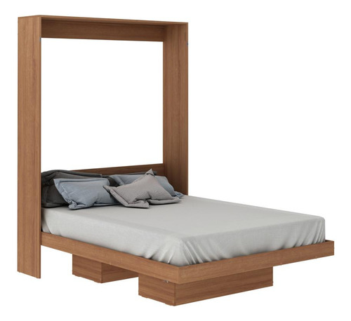 Cama Articulada Casal Para Colchão Multimóveis Vcr35036 Cor Amêndoa