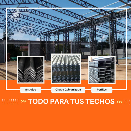 Perfil C 80 X 50 X 2.00 X 7.00 Metros De Largo Negro