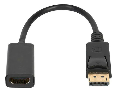 Adaptador Display Port A Hdmi - Dp A Hdmi Color Negro