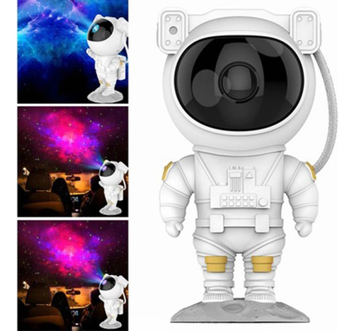 Projetor De Astronauta Infantil Luz Noturna De Nebulosa Lase