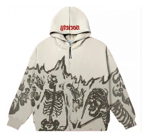 Sudadera Con Capucha Para Jóvenes Con Diseño De Calavera Par