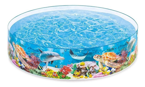 Piscina Infantil Familiar Intex Arrecife Coral  2.44 X 46 Cm