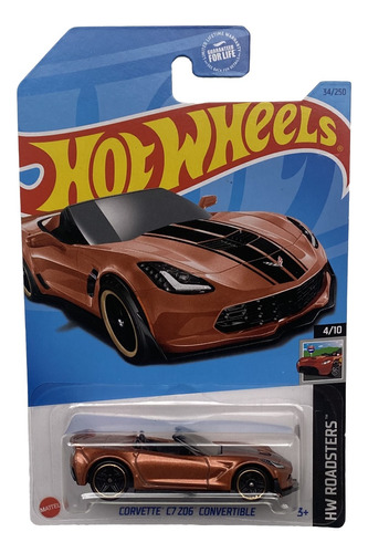 Hot Wheels 2023 (n) Hw Roadsters 34/250 - Corvette C7 Z06 Co