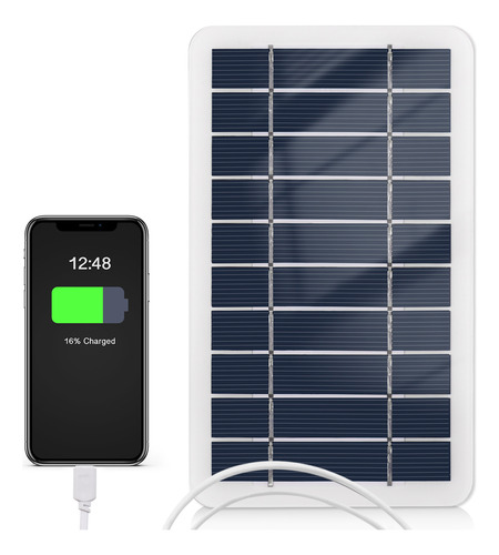 Cargador: Minicámara Solar Con Panel, Ventiladores Doméstico
