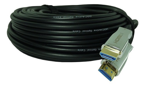 Imagem 5 de 5 de Cabo Hdmi 2.0 Fibra Óptica 4k De 20 Metros 60hz 18gbps