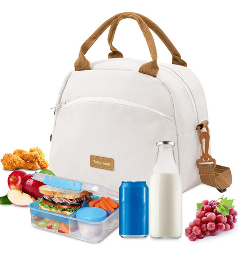 Jeeleeko Bolsa De Almuerzo Aislada Para Mujer, Impermeable