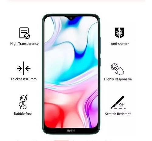 Vidrio Templado 5d Para Celular Xiaomi Redmi 8 / 8a