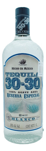 Tequila 30 30 Blanco 1000 Ml