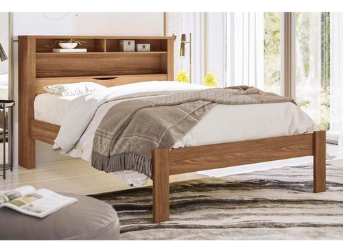 Cama Tradicional Santos Andirá Santos Andirá Casal Cor Marrom-claro Com Um Design De Princesas Fabricado Em Alumínio