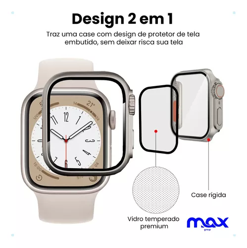 Peguei o Apple Watch séries 8 de 45mm 