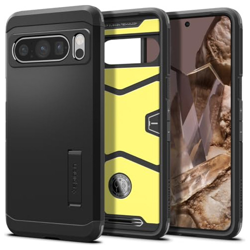 Funda Para Google Pixel 8 Pro Spigen Tough Armor Negro