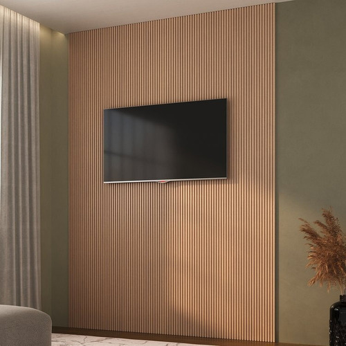 Painel Ripado De Poliestireno 6 Barras De 2,85m X 12,2cm Wt