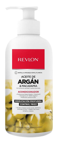  Acondicionador Revlon Aceite De Argán & Macadamia 700 Ml