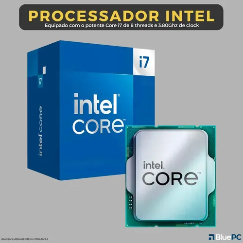 Computador Completo Fast Intel Core i7, 16GB RAM, SSD 512GB