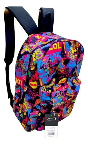 Mochila Escolar Colegio Nena Nene Porta Notebook Babymovil