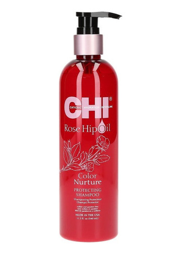 Shampoo Chi Rose Oil Protector De Cabello 340ml