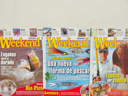 Revistas Weekend Hay 17 Numeros Precio X Tomo + Vida Salvaje