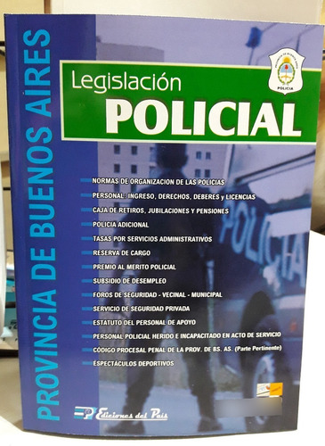 Legislación Policial Provincia De Buenos Aires