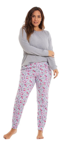 Pijama Mujer Invierno Con Pantalón Babucha Innocenza