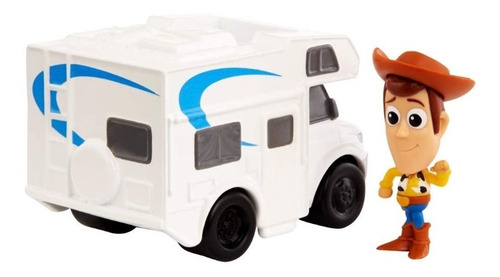 Toy Story 4 Minis Con Vehículo - Woody Y Rv