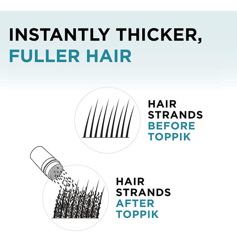 Toppik Hair Building Fibers, Rellena El Cabello Fino O Debil