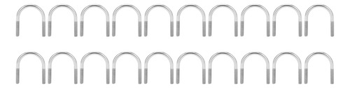 Juego De 20 Piezas En Forma De U De Acero Inoxidable 304 M6x