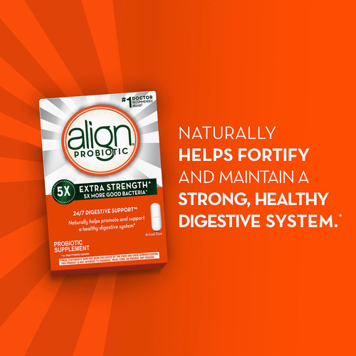 Suplemento Align Probiotic Extra Strength 21 Cápsulas