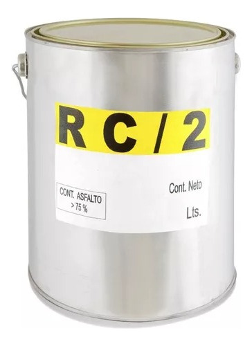 Impermeabilizante Asfáltico Rc2 Base Solvente 20lts-chaplin 