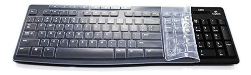 Cubierta Teclado Silicona Transparente Para Logitech K200