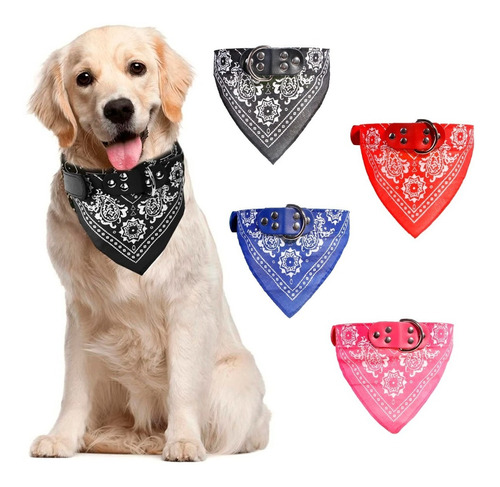 Collar Para Perro Con Pañuelo Bandana 58cm