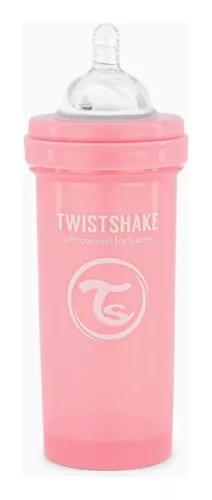 Twistshake Biberón Anticólico Color Rosa 260ml 