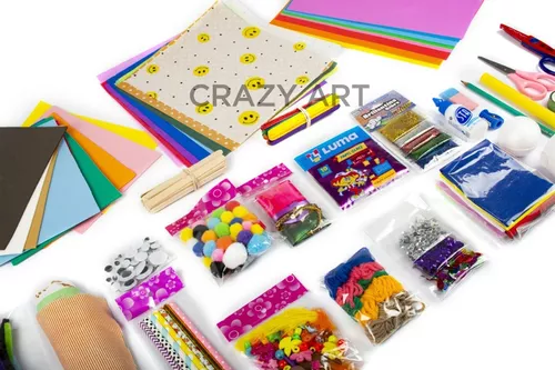 Kit De Manualidades Para Niños 600 Piezas