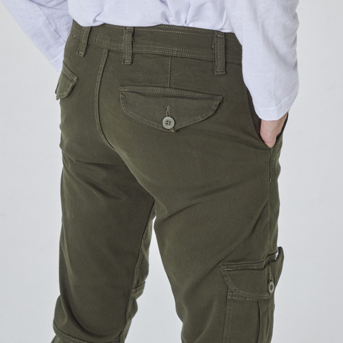 Imagen 2 de 7 de Pantalon Cargo Elastizado Pampero Trabajo - Talle 38 Al 54