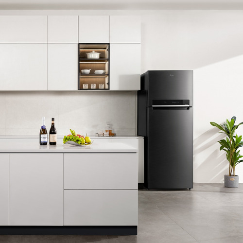 Geladeira Frost Free Duplex 491l Inverter Cor Preto Midea Preto