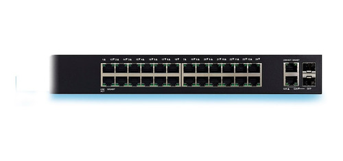 Smart Switch Cisco Sg220-26p-k9-br 26 Portas Com Poe